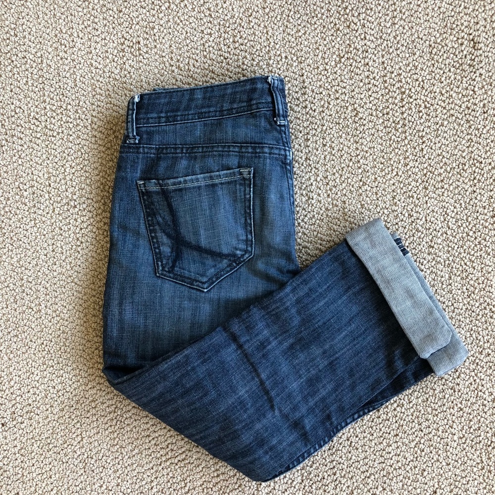 Nordstrom lit LA dark wash denim capri jeans